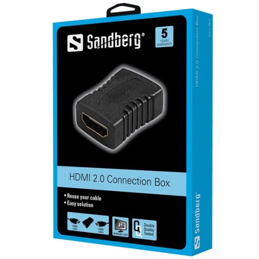SANDBERG HDMI kábel, HDMI 2.0 Connection F/F