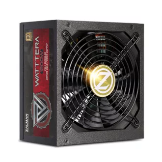   ZALMAN Tápegység Watttera 1200W, 14cm, 80+ Gold, Aktív PFC
