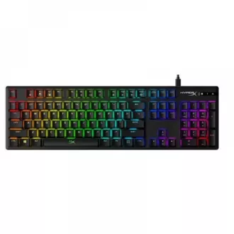   HP HYPERX vezetékes mechanikus gaming billentyűzet Alloy Origins RGB piros switch - amerikai lokalizáció