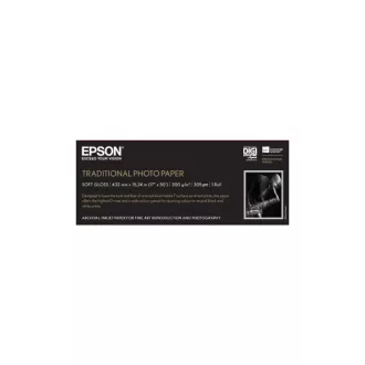 EPSON Traditional Photo Paper, 17"x 15m