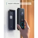 ANKER EUFY Kapucsengő S220, Video Doorbell Slim, Akkumulátoros, 1080p, WiFi-s, kültéri  - E8220311