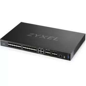   ZYXEL Switch 24xGigabit SFP + 4xGibabit kombó + 4xGigabit SFP+, Fémházas Menedzselhető Rackes, XGS4600-32F-ZZ0102F