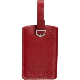   SAMSONITE Utazási Kiegészítő 121307-1726, RECTANGLE LUGGAGE TAG X2 (RED) -GLOBAL TA