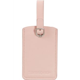   SAMSONITE Utazási Kiegészítő 121307-5266, RECTANGLE LUGGAGE TAG X2 (PALE ROSE PINK) -GLOBAL TA