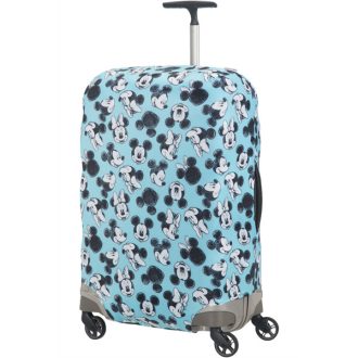   SAMSONITE Bőröndhuzat 122306-7923, LYCRA COVER M DISNEY (MICKEY/MINNIE BLUE) -GLOBAL TA DISNEY