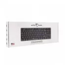 WHITE SHARK COMMANDOS mechanikus (red switch) gamer billentyűzet (angol), fekete