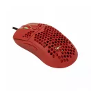 WHITE SHARK GM-5007R GALAHAD gamer egér, piros, 6400 dpi