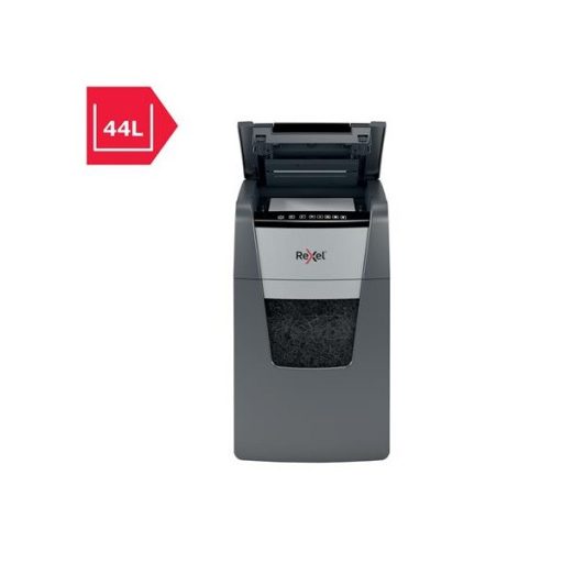 REXEL Iratmegsemmisítő, mikrokonfetti, 130 lap, "Optimum AutoFeed+ 130M"