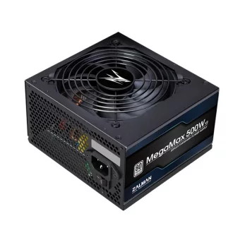 ZALMAN Tápegység 500W, 12cm, 80+, Aktív PFC