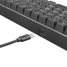 WHITE SHARK SHINOBI mechanikus (red switch) gamer billentyűzet, fekete (angol)