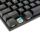 WHITE SHARK COMMANDOS mechanikus (blue switch) gamer billentyűzet (angol), fekete