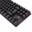 WHITE SHARK COMMANDOS mechanikus (blue switch) gamer billentyűzet (angol), fekete
