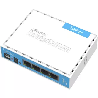   MIKROTIK Wireless Router 4x100Mbps, Wi-Fi 4, Asztali, RB941-2nD