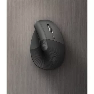   LOGITECH Egér - LIFT Vertical Ergonomic Bluetooth Optikai, Grafitszürke