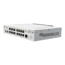 MIKROTIK Vezetékes Router 16x1000Mbps + 2x10Gbit SFP+, Rackes, CCR2004-16G-2S+PC