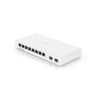   UBiQUiTi UISP Switch 8x1000Mbps (POE 2 pár vagy 4 pár), Menedzselhető, Asztali - UISP-S