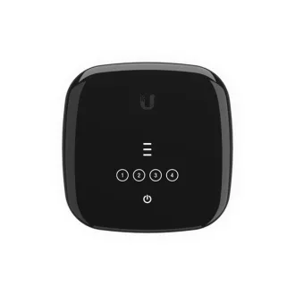   UBiQUiTi Wireless Access UFiber WiFi6 GPON CPE, 4x1000Mbps + 1xGPON, fekete - UF-WIFI6