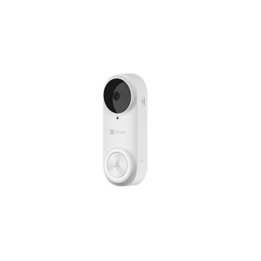 EZVIZ DB2, videós ajtócsengő készlet, 2K, 3MP, 176° kamerával,  WiFi, 5200mAh akku, PIR, IR, H.265, riasztó funkció