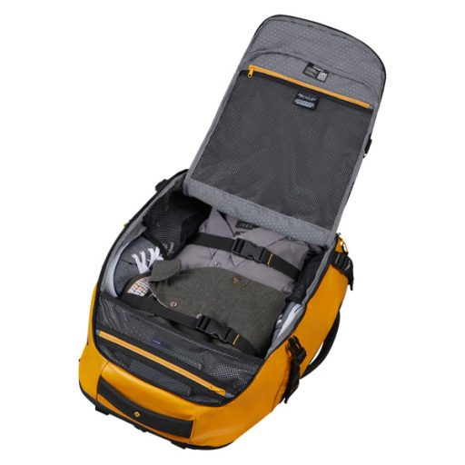 SAMSONITE Notebook hátizsák 142896-1924, TRAVEL BACKPACK S 38L 17.3" (YELLOW) -ECODIVER