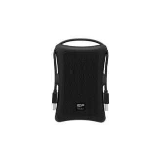   SILICON POWER 2.5" HDD USB 3.2 2TB Armor A30 ütésálló, Fekete