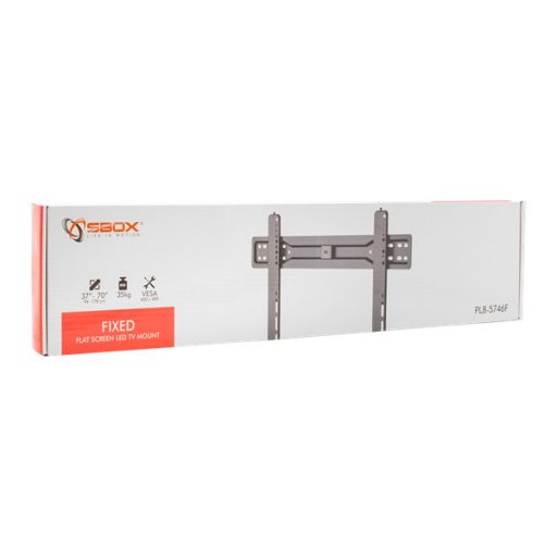 SBOX Fix fali konzol PLB-5746F, WALL MOUNT (37-70", max. 35kg, max.VESA: 600x400 mm)