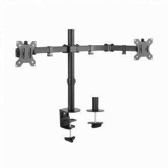   SBOX LCD-352/2 Asztali dupla monitor tartó konzol, dönthető, forgatható, 13"-32", 100x100, max 10 kg
