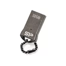 SILICON POWER Pendrive 32GB, Touch - T01 USB 2.0, Fekete