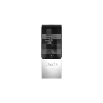  SILICON POWER Pendrive 64GB, Mobile - C31 USB Type-C + USB Type-A, Szürke