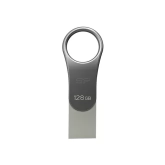   SILICON POWER Pendrive 32GB, Mobile - C80 USB Type-C + USB Type-A, Szürke
