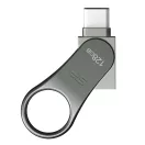 SILICON POWER Pendrive 64GB, Mobile - C80 USB Type-C + USB Type-A, Szürke