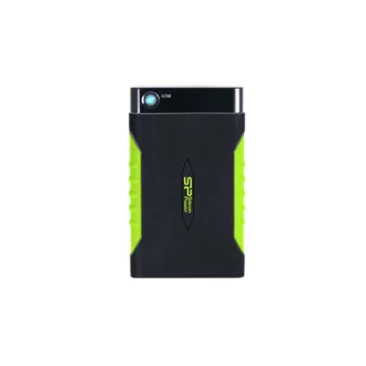   SILICON POWER 2.5" HDD USB 3.2 1TB Armor A15 ütésálló, Fekete-Zöld