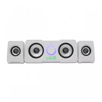 WHITE SHARK MOOD Hangszóró, 2.2, 16W, LED, fehér