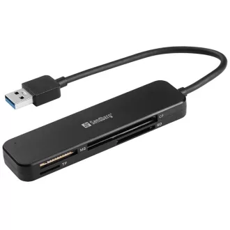 SANDBERG Kártyaolvasó, USB 3.0 Pocket Card Reader