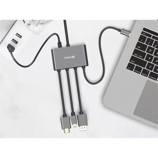 SANDBERG Kábel, All-In-1 Display Adapter Hub