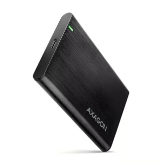   AXAGON EE25-A6C USB-C csavar nélküli külső ház 2, 5" HDD/SSD, fekete
