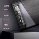 AXAGON EE25-A6C USB-C csavar nélküli külső ház 2, 5" HDD/SSD, fekete