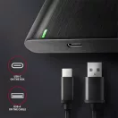 AXAGON EE25-A6C USB-C csavar nélküli külső ház 2, 5" HDD/SSD, fekete