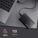 AXAGON EE25-A6C USB-C csavar nélküli külső ház 2, 5" HDD/SSD, fekete
