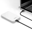 AXAGON EE25-S6 2.5" USB 3.0 Külső HDD ház, fehér
