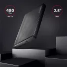 AXAGON EE25-XA Aline Box 2,5" USB 2.0 Külső HDD ház, fekete