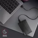 AXAGON EE25-XA Aline Box 2,5" USB 2.0 Külső HDD ház, fekete