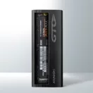 AXAGON EEM2-GTO Thin Oval SuperSpeed+ USB-C - NVMe M. 2 külső ház, fekete
