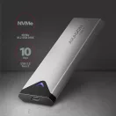 AXAGON EEM2-UG2 USB Type C-3.2 Gen2-M. 2 NVMe fém M. 2 SSD külső ház