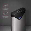 AXAGON EEM2-UG2 USB Type C-3.2 Gen2-M. 2 NVMe fém M. 2 SSD külső ház