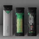 AXAGON EEM2-UG2 USB Type C-3.2 Gen2-M. 2 NVMe fém M. 2 SSD külső ház