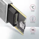 AXAGON EEM2-XR USB-C 3.2 Gen2 - M. 2 NVMe SSD Shockproof külső ház