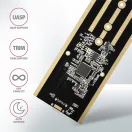 AXAGON EEM2-XR USB-C 3.2 Gen2 - M. 2 NVMe SSD Shockproof külső ház