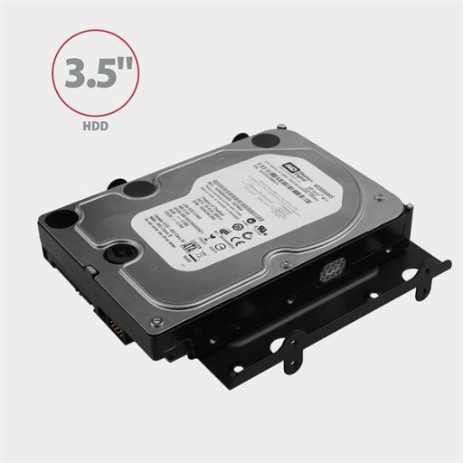 AXAGON RHD-435 5,25"-ről 4 db 2.5" vagy 1 db 3.5" és 2 db 2.5" SSD/HDD beépítő keret