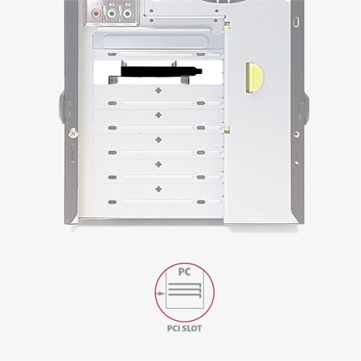 AXAGON RHD-P35 1x3,5" és 2x2,5" SSD/HDD beépítő keret PCI slotba, fekete