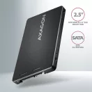 AXAGON RSS-M2B M. 2 SSD ház, fekete